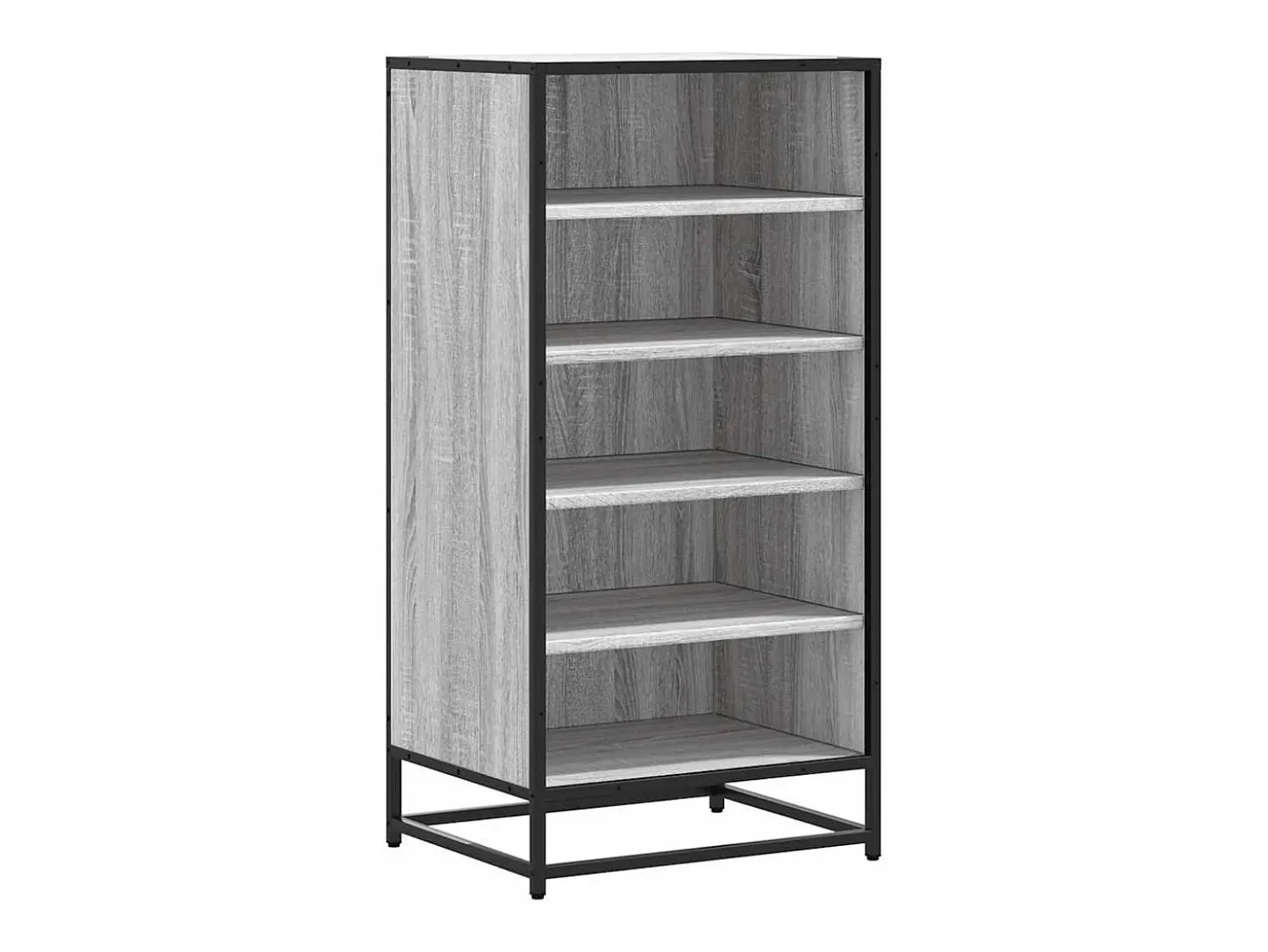 Zapatero gris Sonoma 48x38x97,5cm madera de ingeniería