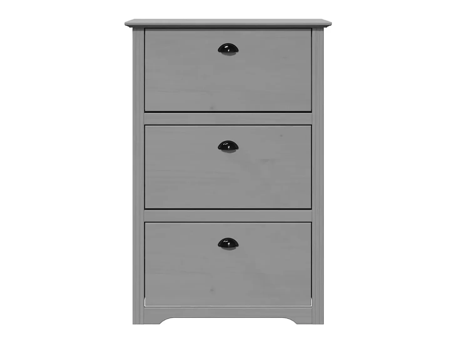 Zapatero gris 80x35x118 cm