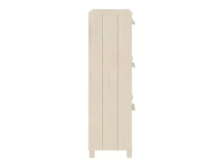 Zapatero HAMAR madera pino maciza marrón miel 59,5x35x117 cm ES528498