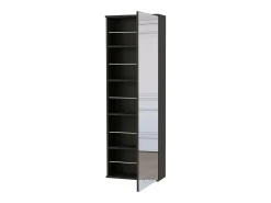 Zapatero Leto Montable en Pared con Espejo, Estilo Moderno y con Espacio , 137.92 cm X 46.99 cm X 20.57 cm , Negro