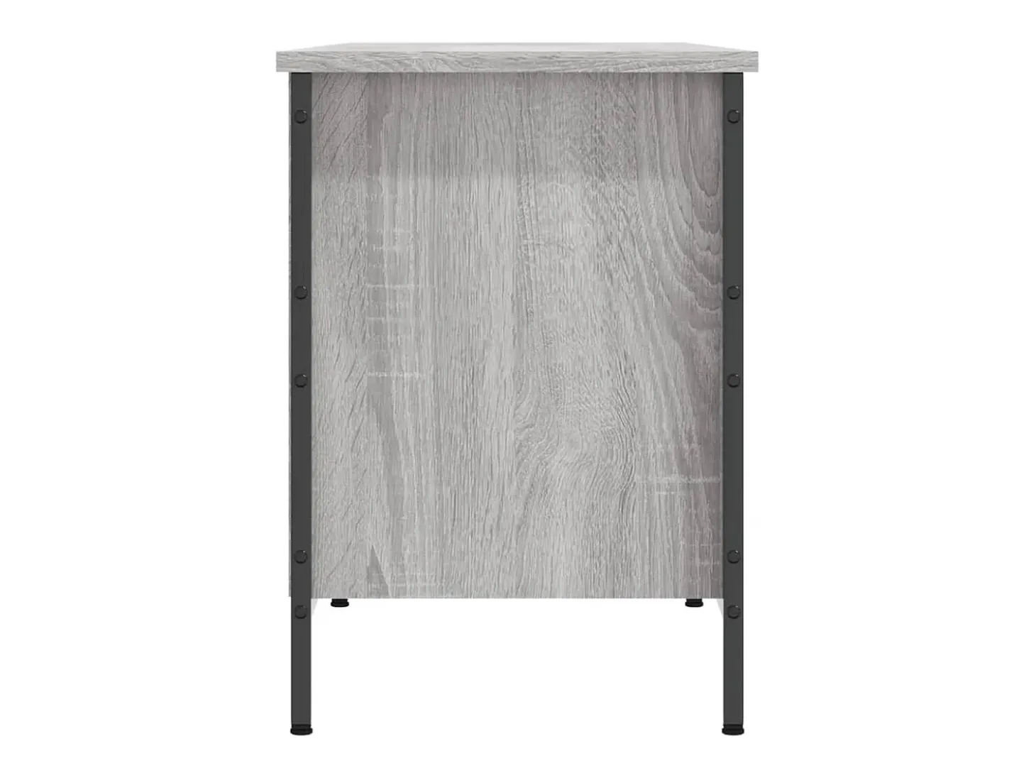 Zapatero madera de ingeniería gris Sonoma 131x35x50 cm ES830179