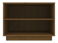 Zapatero Marrón Miel 60x34x45 cm Madera Maciza de Pino