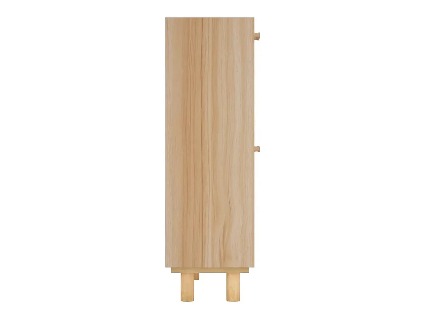 Zapatero marrón 52x25x80 cm Madera de ingeniería/Ratán