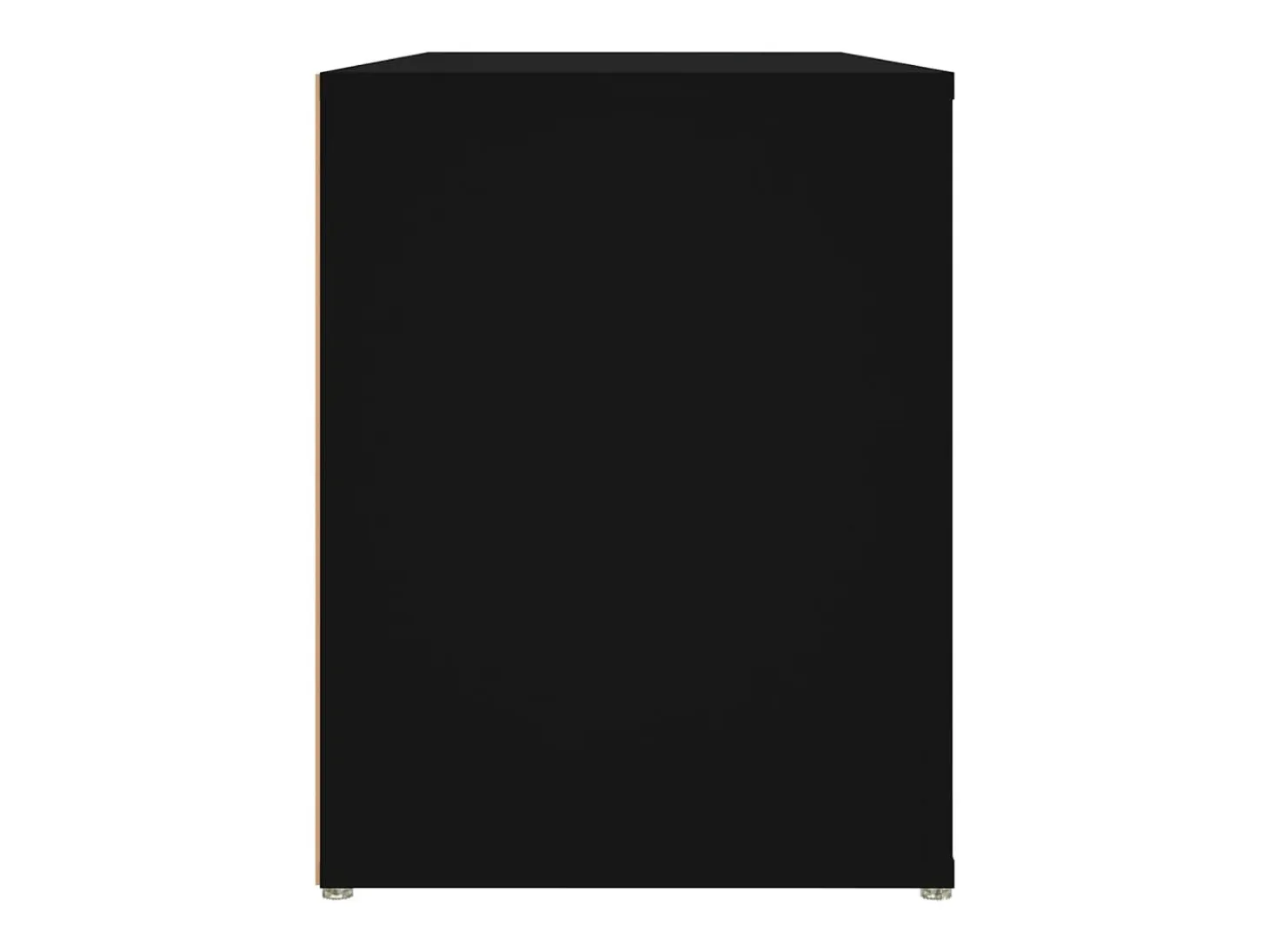 Zapatero negro 100x35x45 cm Madera de ingeniería