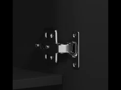 Zapatero negro 80x35,5x180 cm Madera contrachapada