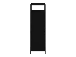 Zapatero negro 60x34x112 cm madera contrachapada