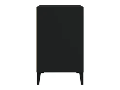 Zapatero negro 102x36x60 cm Madera contrachapada