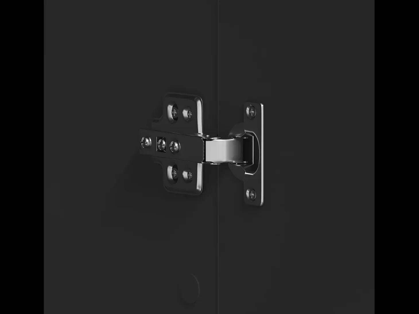 Zapatero negro 80x39x180 cm Madera contrachapada