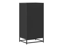 Zapatero negro 48x38x97,5 cm madera de ingeniería