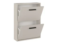 Zapatero New Aura 2 puertas abatibles beige 73x54x18 cm