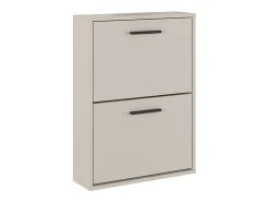 Zapatero New Aura 2 puertas abatibles beige 73x54x18 cm