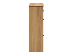 Zapatero Panamá 80x35x105 cm madera maciza de pino