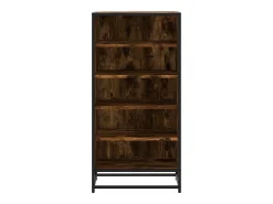 Zapatero roble ahumado 48x38x97,5 cm madera de ingeniería