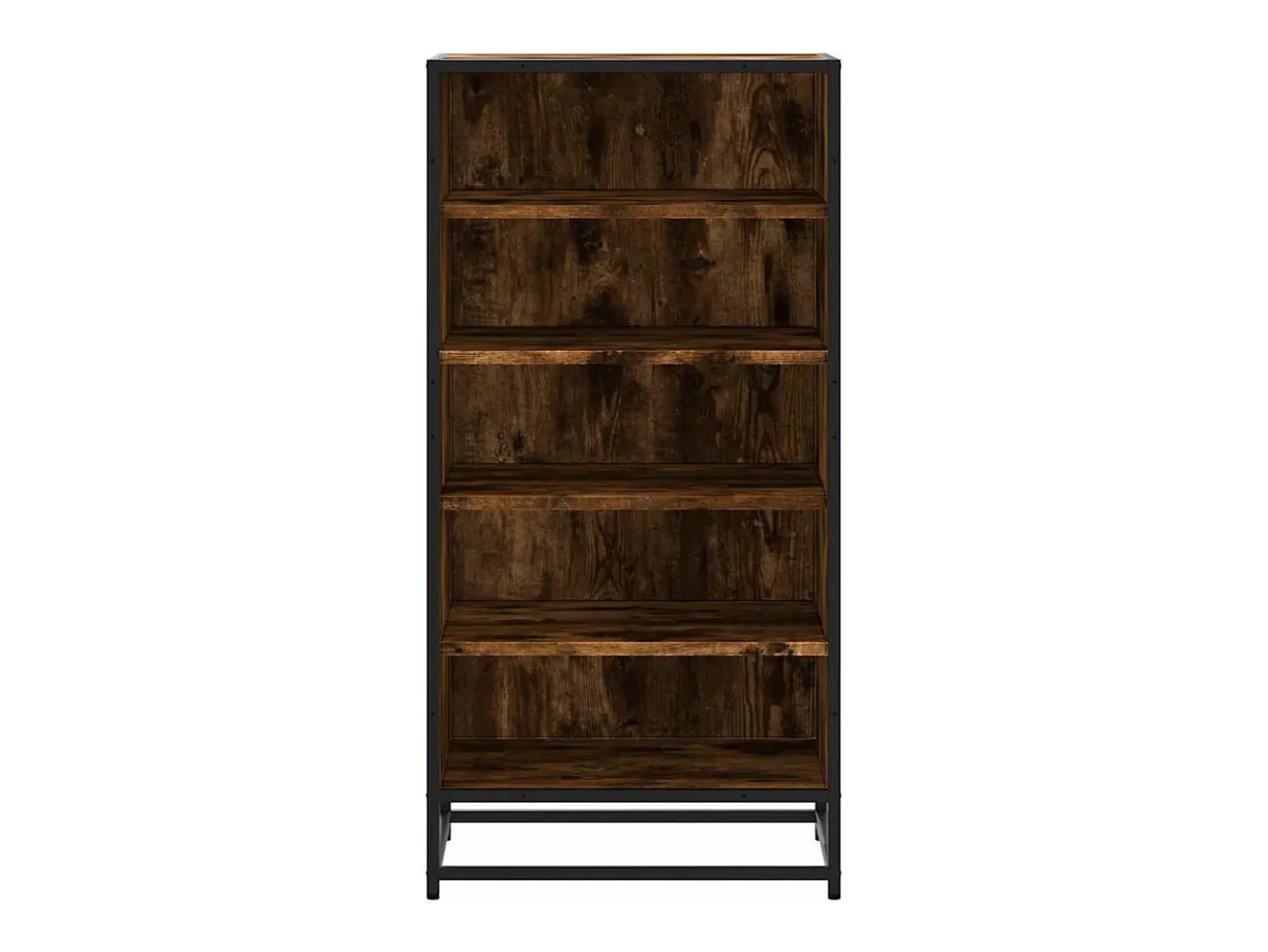 Zapatero roble ahumado 48x38x97,5 cm madera de ingeniería