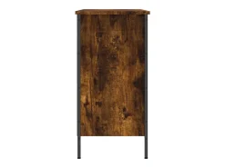 Zapatero roble ahumado 100x35x70 cm madera de ingeniería
