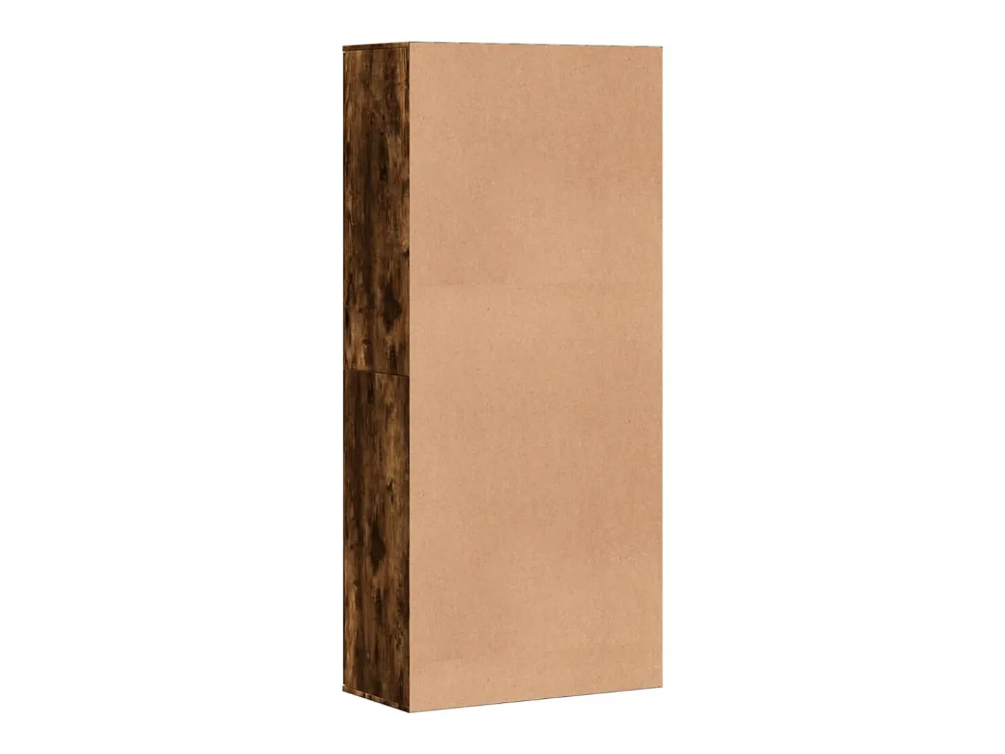 Zapatero roble ahumado 80x39x178 cm madera de ingeniería