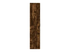 Zapatero roble ahumado 80x39x178 cm madera de ingeniería