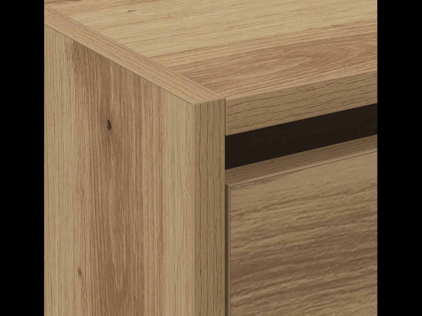 Zapatero Roble artesano 80x21x125,5 cm Madera de ingeniería