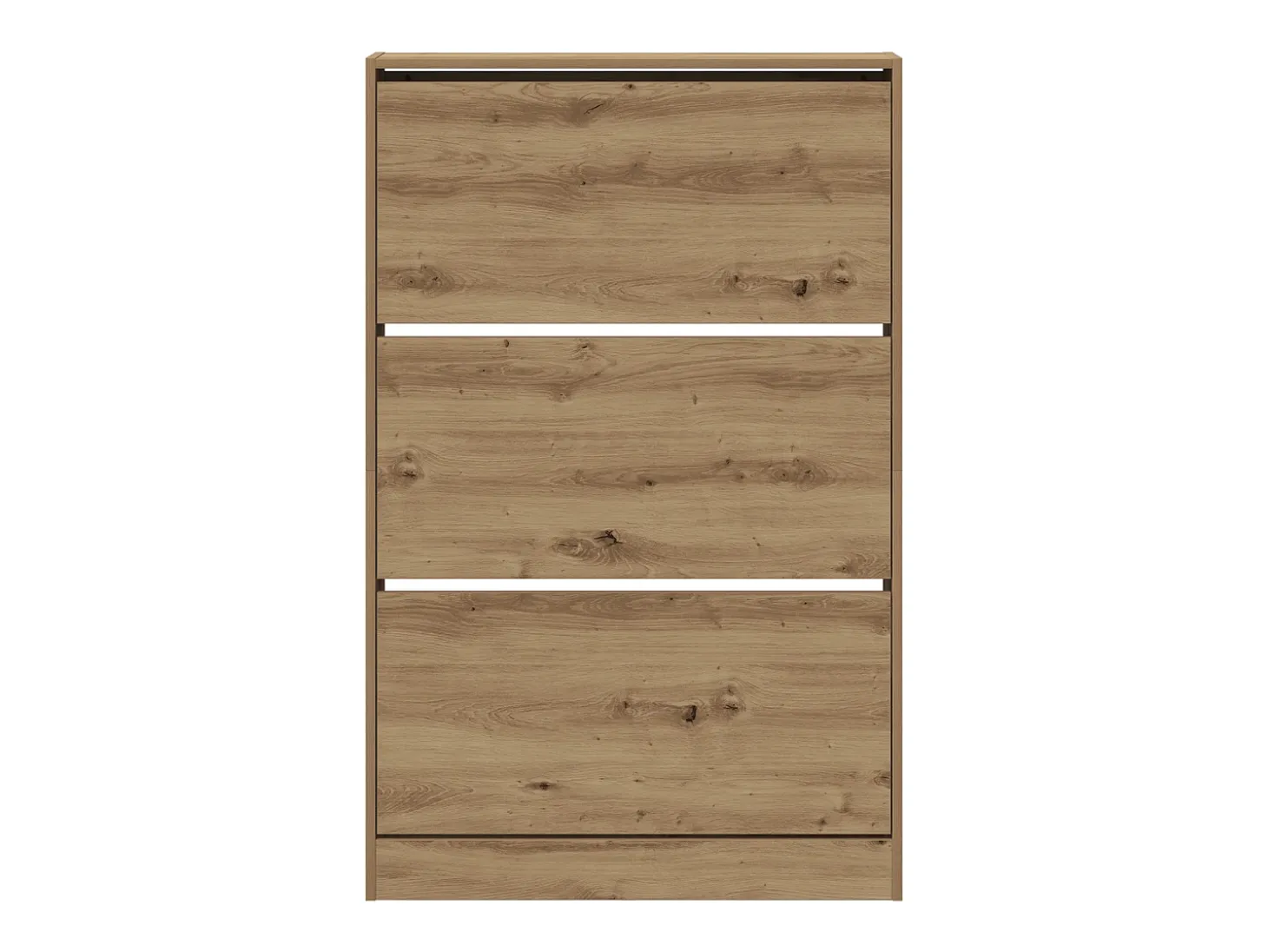 Zapatero Roble artesano 80x21x125,5 cm Madera de ingeniería