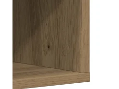 Zapatero roble craft 54x34x183cm madera de ingeniería