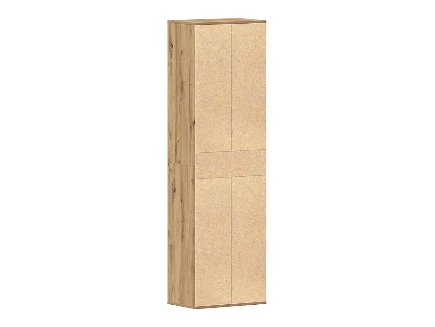 Zapatero roble craft 54x34x183cm madera de ingeniería