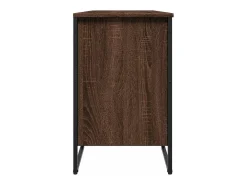 Zapatero roble marrón 90x38x61,5 cm madera de ingeniería