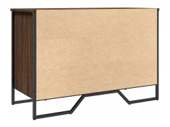 Zapatero roble marrón 90x38x61,5 cm madera de ingeniería