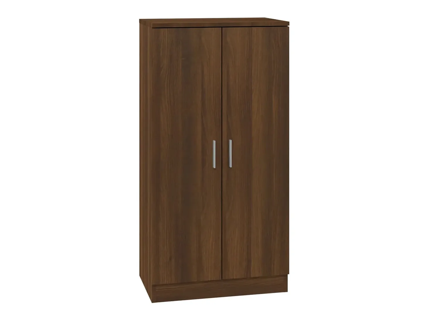 Zapatero Roble marrón 55x35x108cm Madera de ingeniería