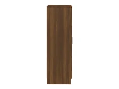 Zapatero Roble marrón 55x35x108cm Madera de ingeniería