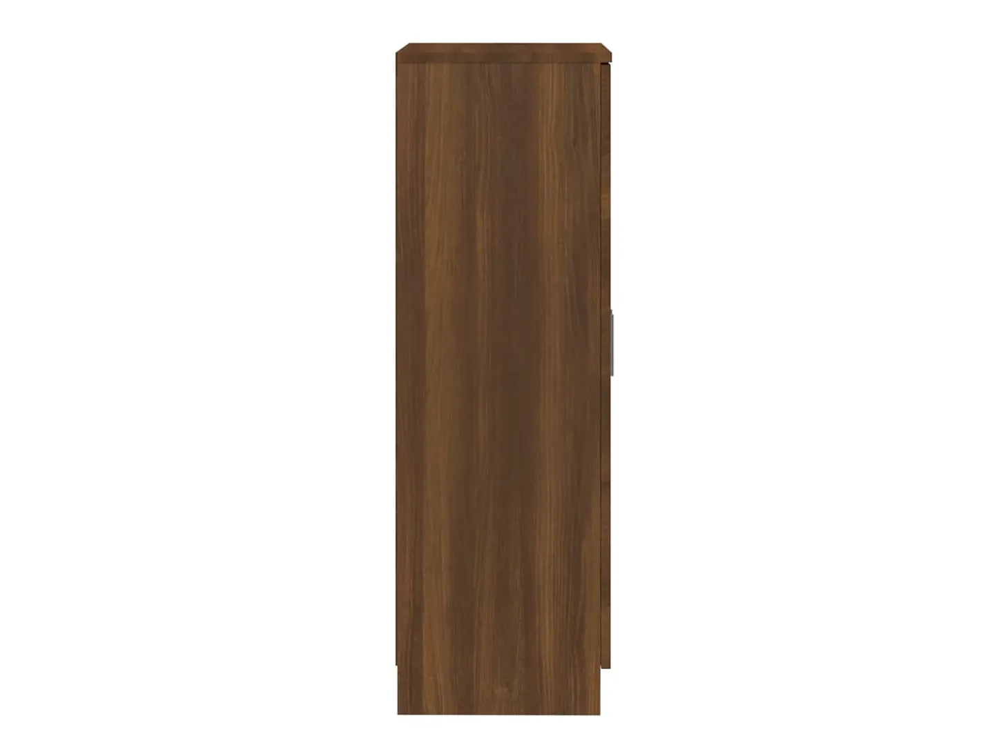 Zapatero Roble marrón 55x35x108cm Madera de ingeniería