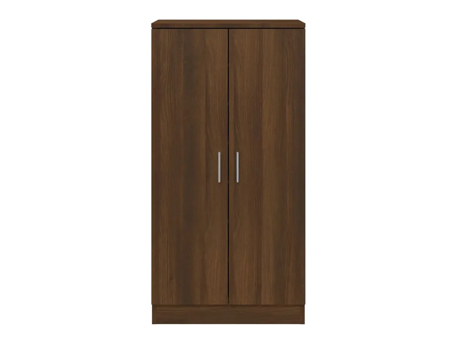 Zapatero Roble marrón 55x35x108cm Madera de ingeniería