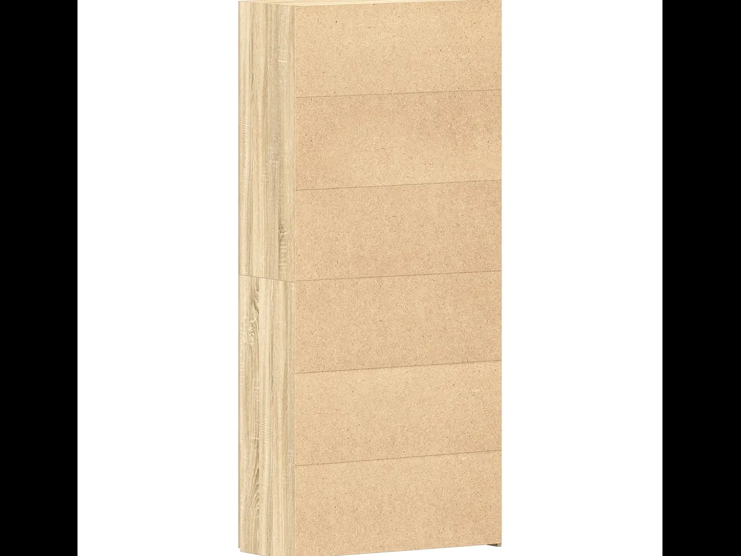 Zapatero roble Sonoma 80x35,5x180 cm Madera de ingeniería