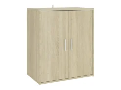 Zapatero roble Sonoma 60x35x70 cm Madera de ingeniería