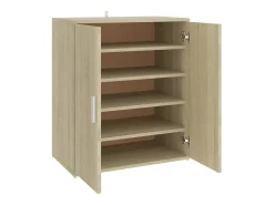 Zapatero roble Sonoma 60x35x70 cm Madera de ingeniería