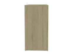 Zapatero roble Sonoma 60x35x70 cm Madera de ingeniería