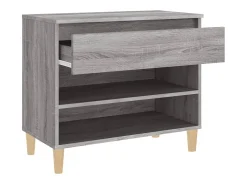 Zapatero Sonoma gris 70x36x60 cm madera de ingeniería