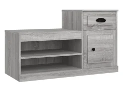 Zapatero Sonoma gris 100x42x60 cm madera de ingeniería