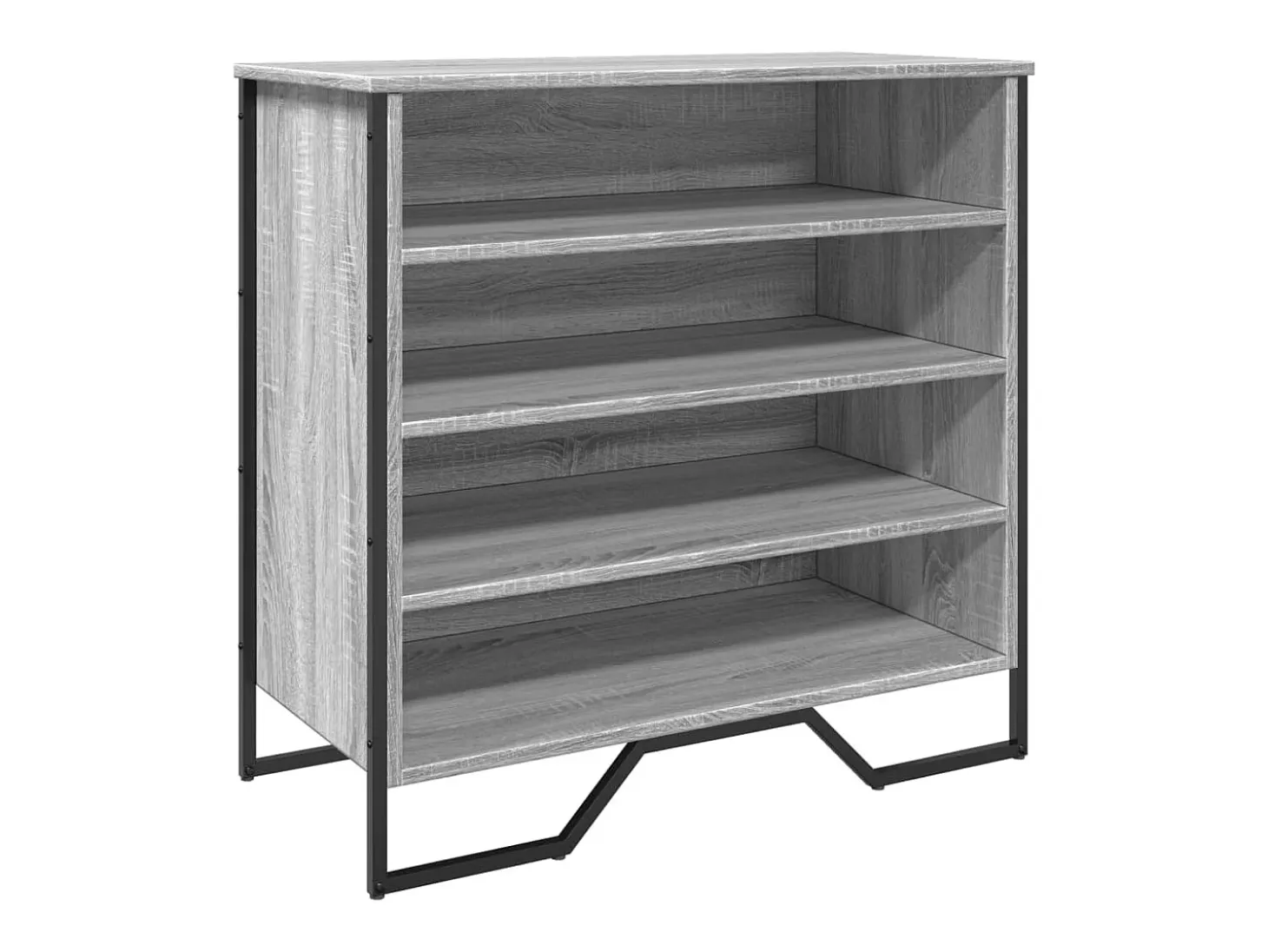 Zapatero Sonoma gris 80x38x78 cm madera de ingeniería