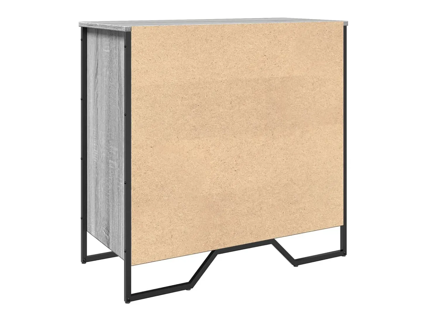 Zapatero Sonoma gris 80x38x78 cm madera de ingeniería