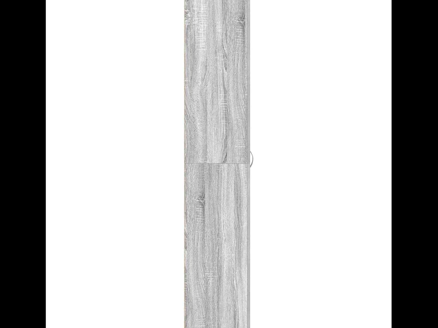 Zapatero Sonoma Gris 80x35,5x180 cm Madera de Ingeniería