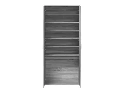 Zapatero Sonoma gris 80x39x178 cm madera de ingeniería