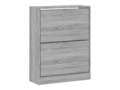 Zapatero Sonoma gris 63x24x81 cm Madera de ingeniería