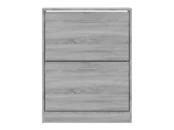 Zapatero Sonoma gris 63x24x81 cm Madera de ingeniería