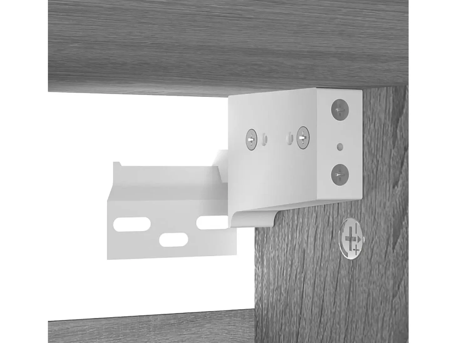 Zapatero Sonoma gris 60x35x70 cm Madera de ingeniería
