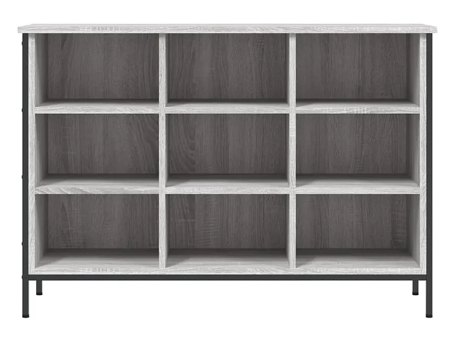 Zapatero Sonoma gris 100x35x70 cm madera de ingeniería