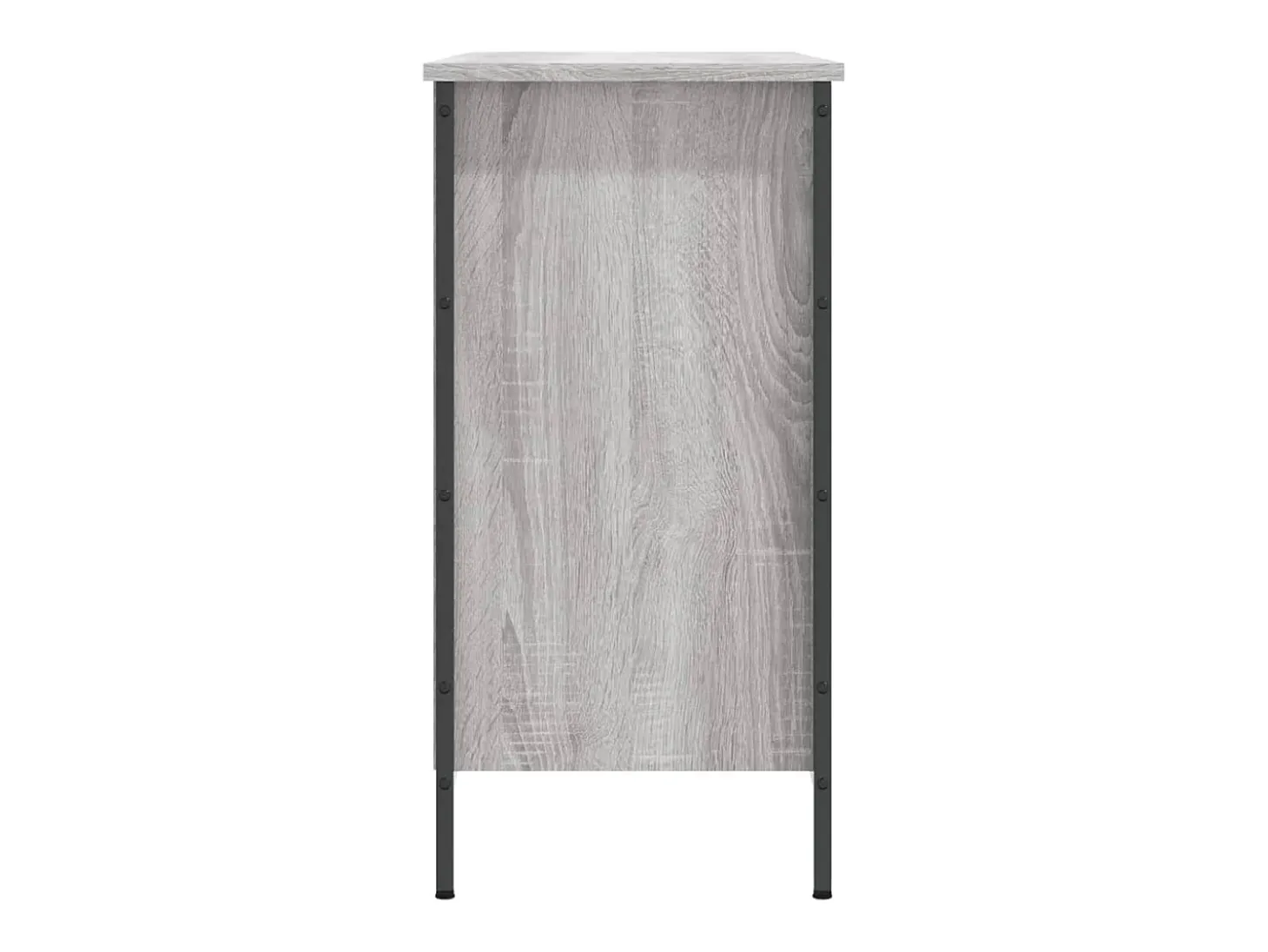 Zapatero Sonoma gris 100x35x70 cm madera de ingeniería