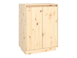Zapatero 60x35x80 cm Madera maciza de pino