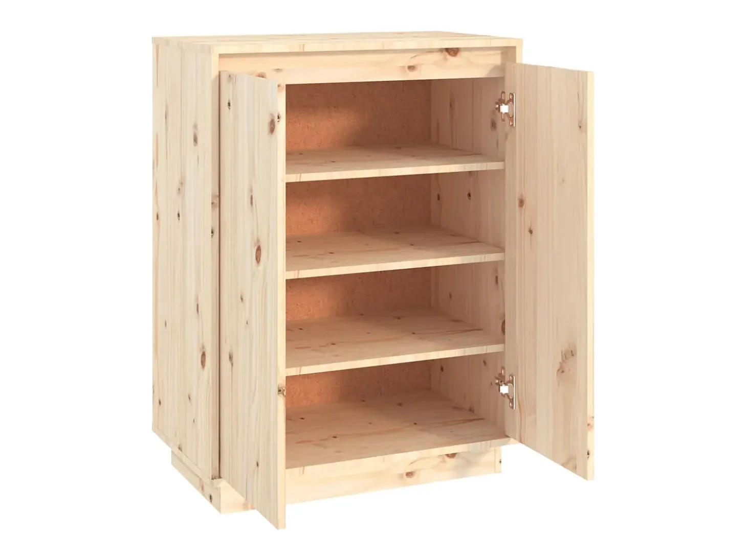 Zapatero 60x35x80 cm Madera maciza de pino