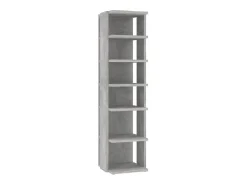 Zapateros 2 uds Gris hormigón 27,5x27x102 cm
