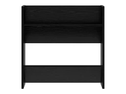 Zapateros de pared 2 uds Roble negro 60 x 18 x 60 cm